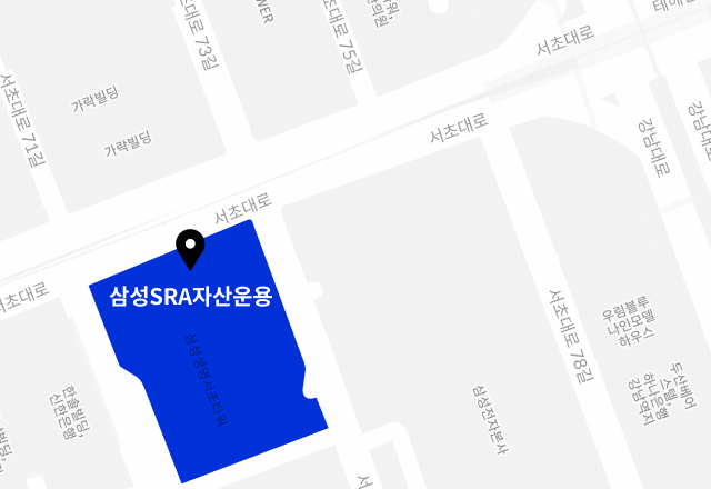 삼성SRA자산운용 지도