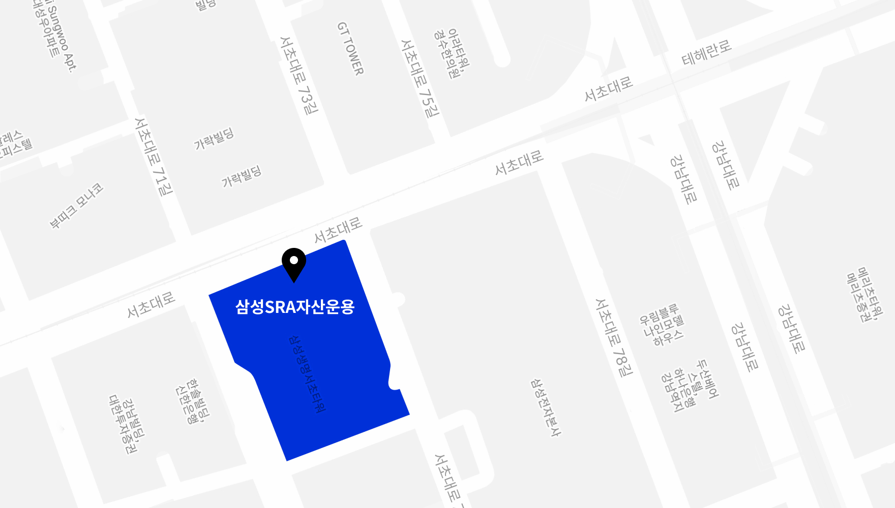 삼성SRA자산운용 지도